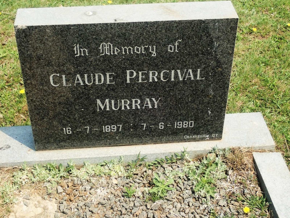 MURRAY Claude Percival 1897-1980