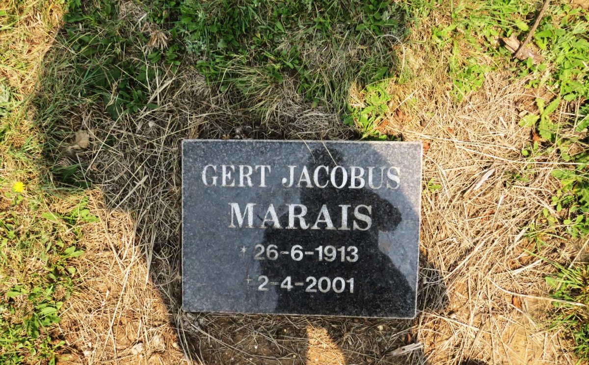 MARAIS Gert Jacobus 1913-2001