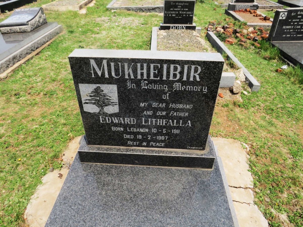 MUKHEIBIR Edward Lithfalla 1911-1987