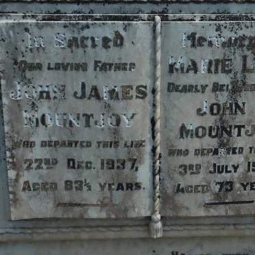MOUNTJOY John James -1937 &amp; Marie Louis -1934