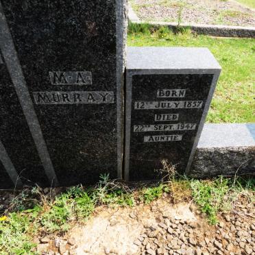 MURRAY J.B. 1857-1939 &amp; M.A. 1857-1947