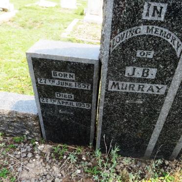 MURRAY J.B. 1857-1939 &amp; M.A. 1857-1947