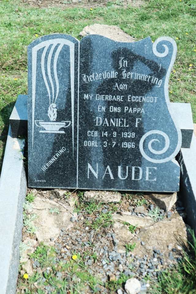 NAUDE Daniel F. 1938-1966