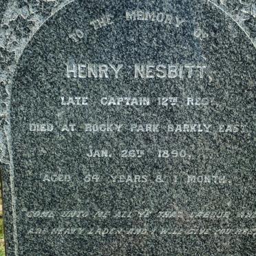 NESBITT Henry -1890