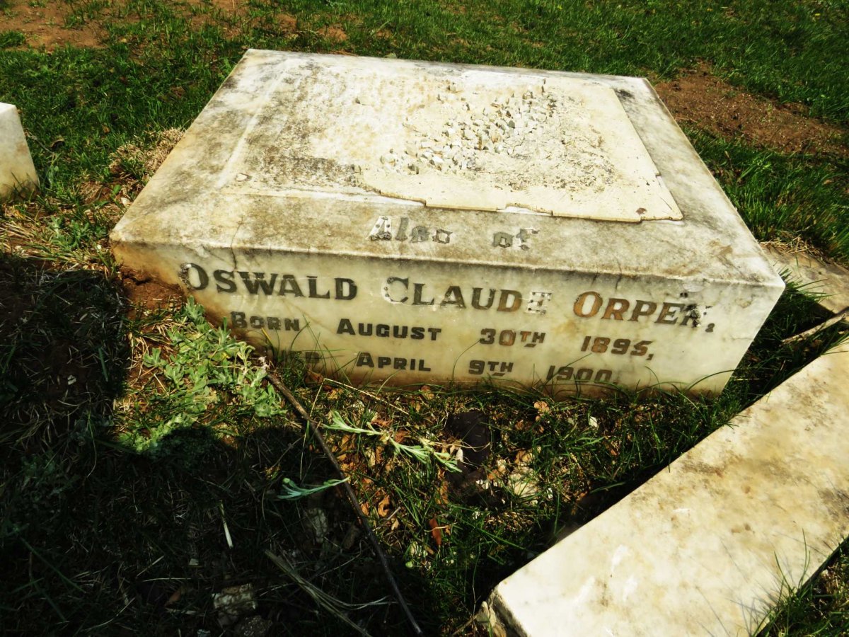 ORPEN Oswald Claude 1895-1900
