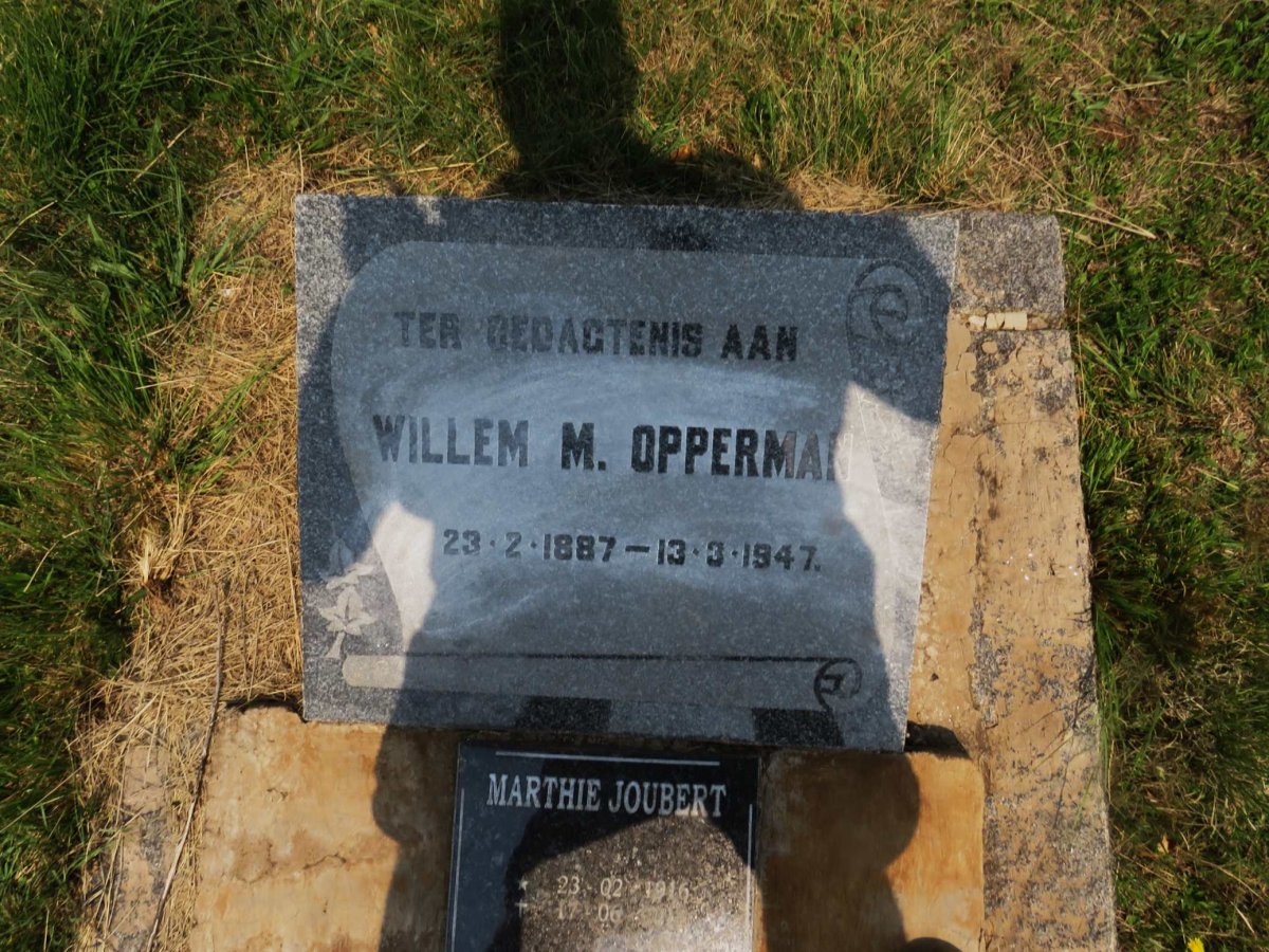 OPPERMAN Willem M. 1887-1947