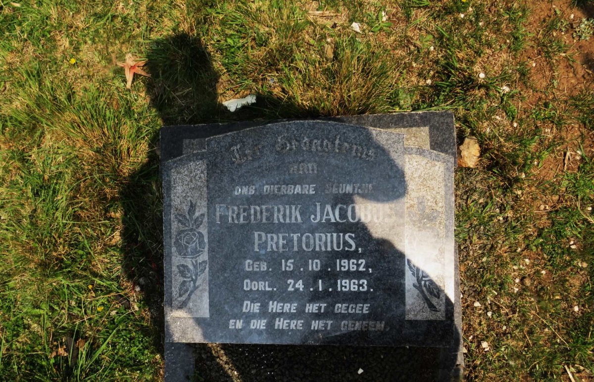 PRETORIUS Frederik Jacobus 1962-1963