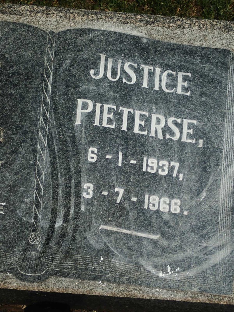 PIETERSE Justice 1937-1966