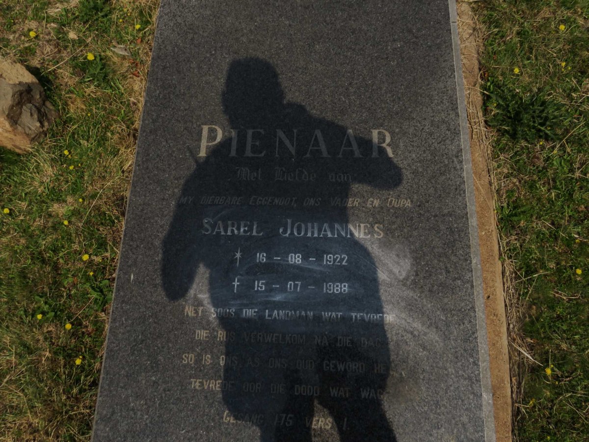 PIENAAR Sarel Johannes 1922-1988