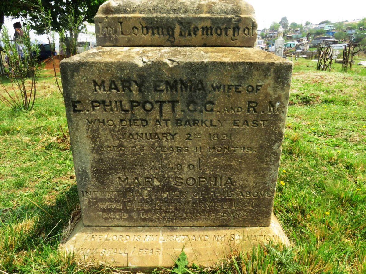 PHILPOTT Mary Emma -1891 :: PHILPOTT Mary Sophia -1891