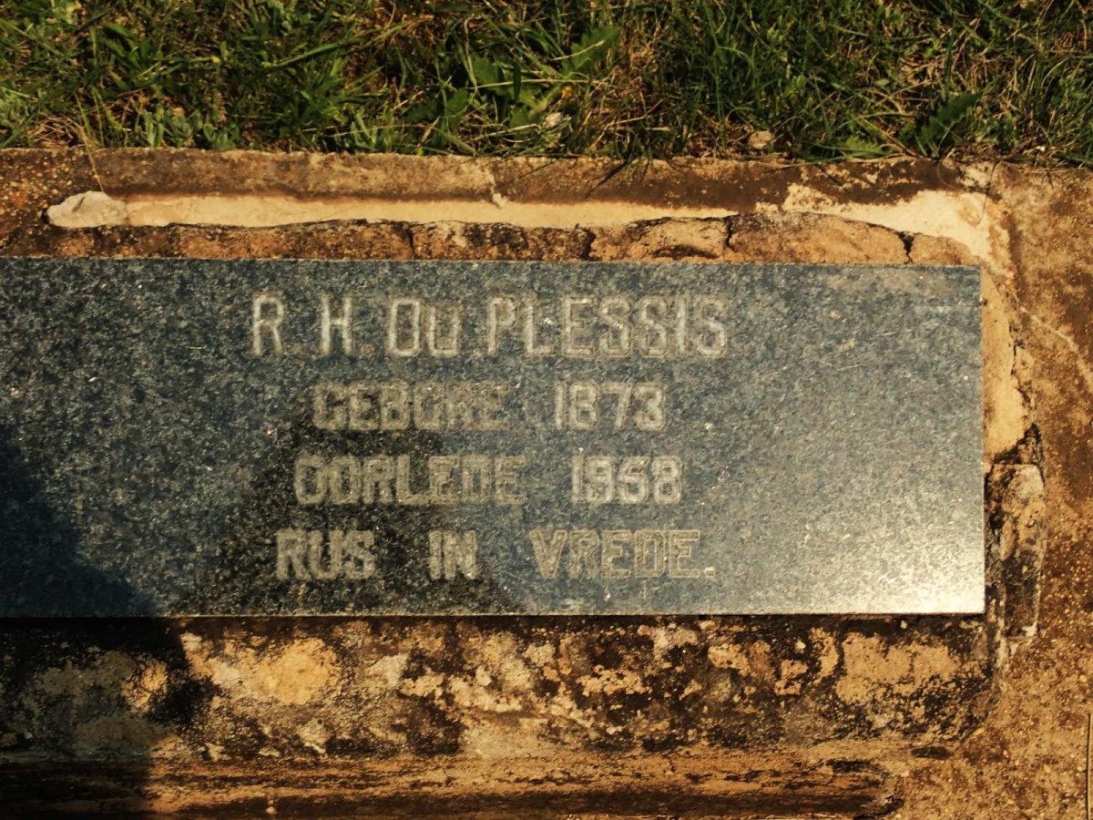 PLESSIS R.H., du 1873-1958
