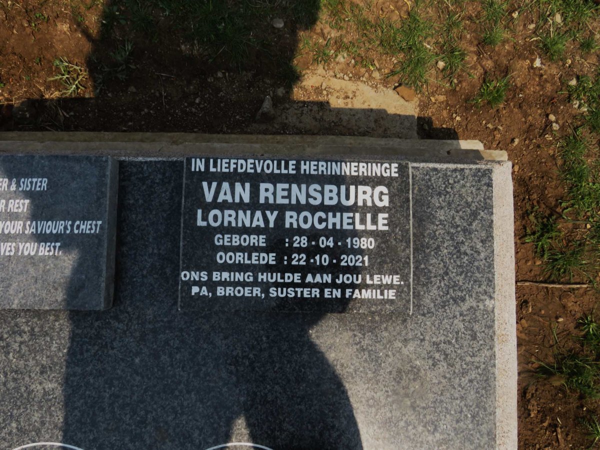 RENSBURG Lornay Rochelle, van 1980-2021