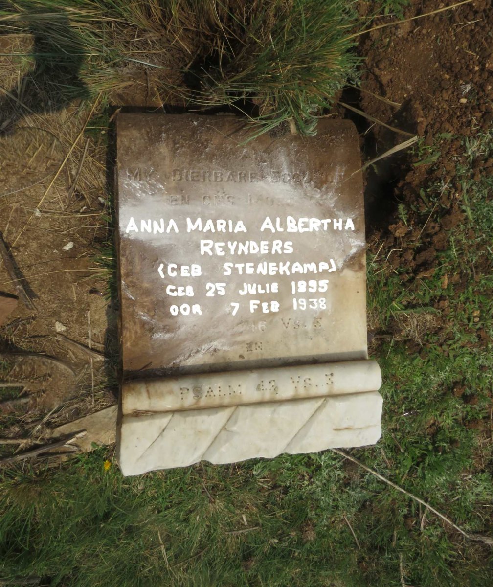 REYNDERS Anna Maria Albertha nee STENEKAMP 1895-1938