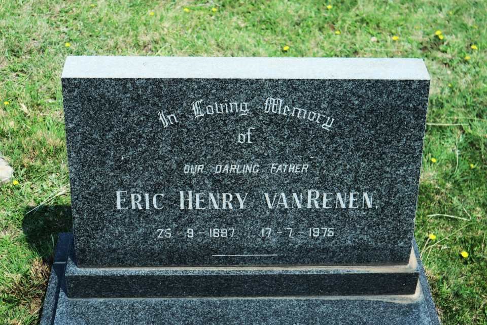 RENEN Eric Henry, van 1897-1975