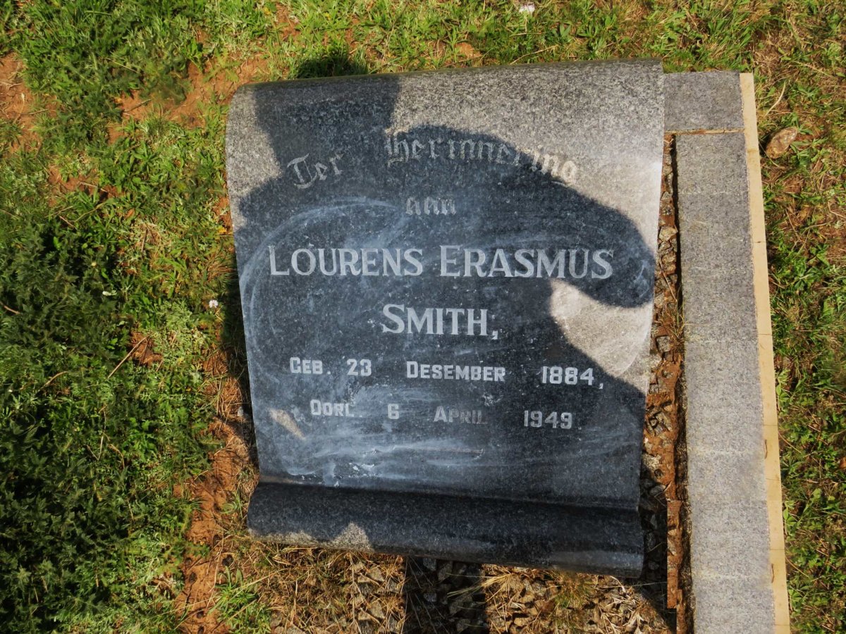 SMITH Lourens Erasmus 1884-1949