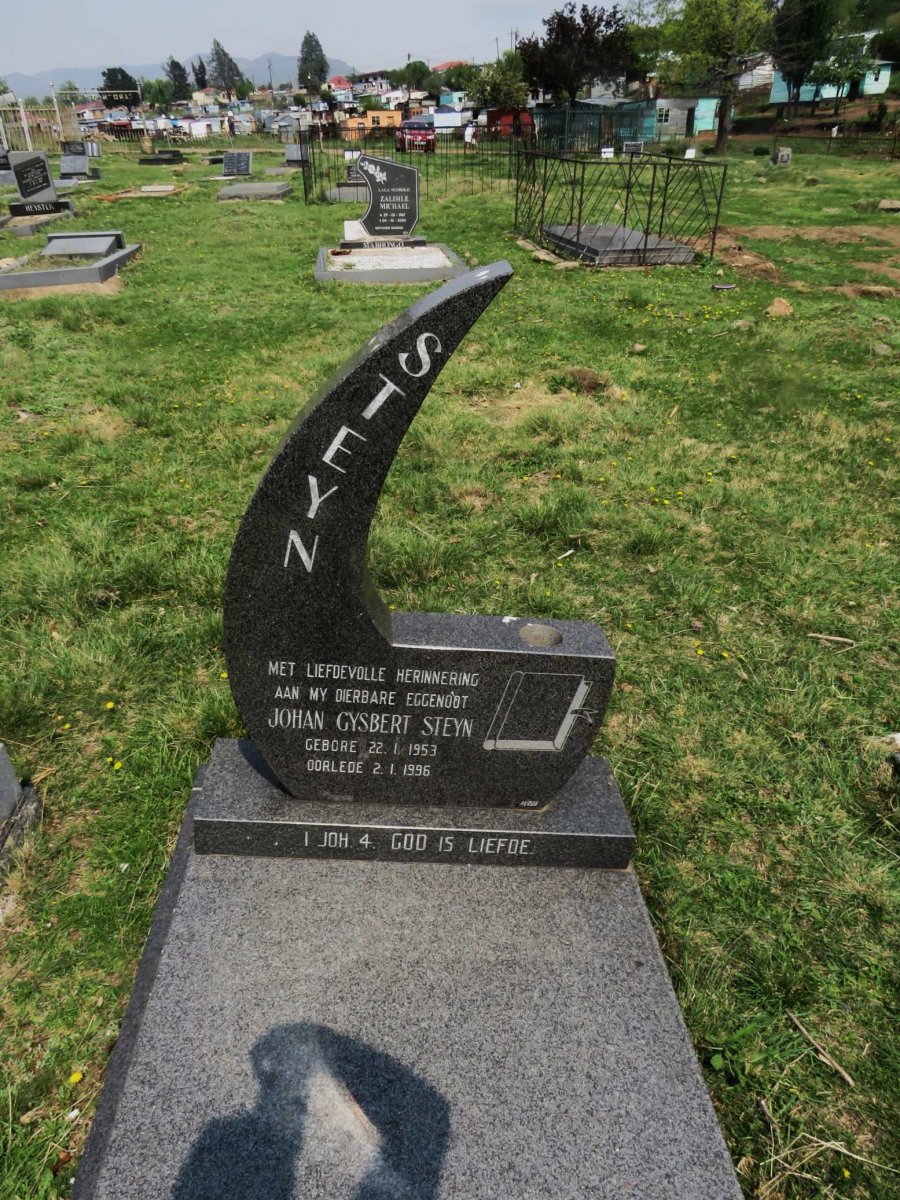 STEYN Johan Gysbert 1953-1996