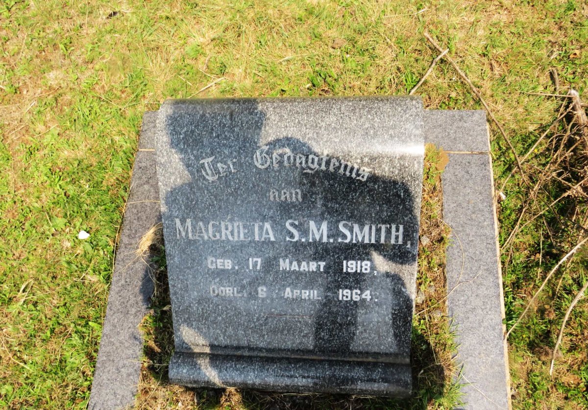 SMITH Magrieta S.M. 1918-1964