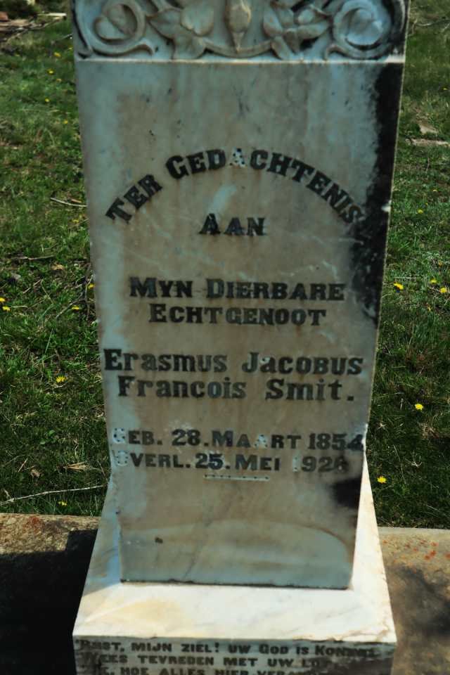 SMIT Erasmus Jacobus Francois 1854-1928