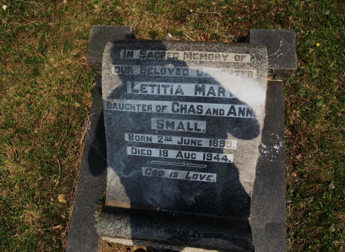 SMALL Letitia Mary 1899-1944