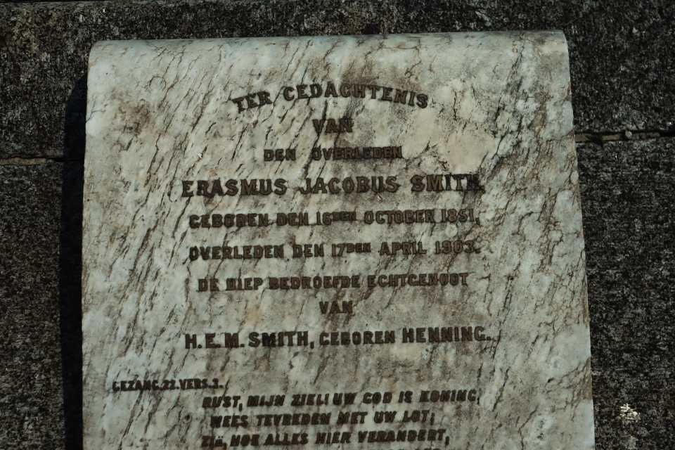 SMITH Erasmus Jacobus 1851-1903