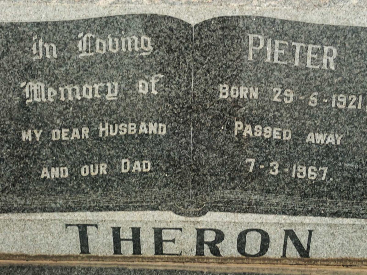 THERON Pieter 1921-1967