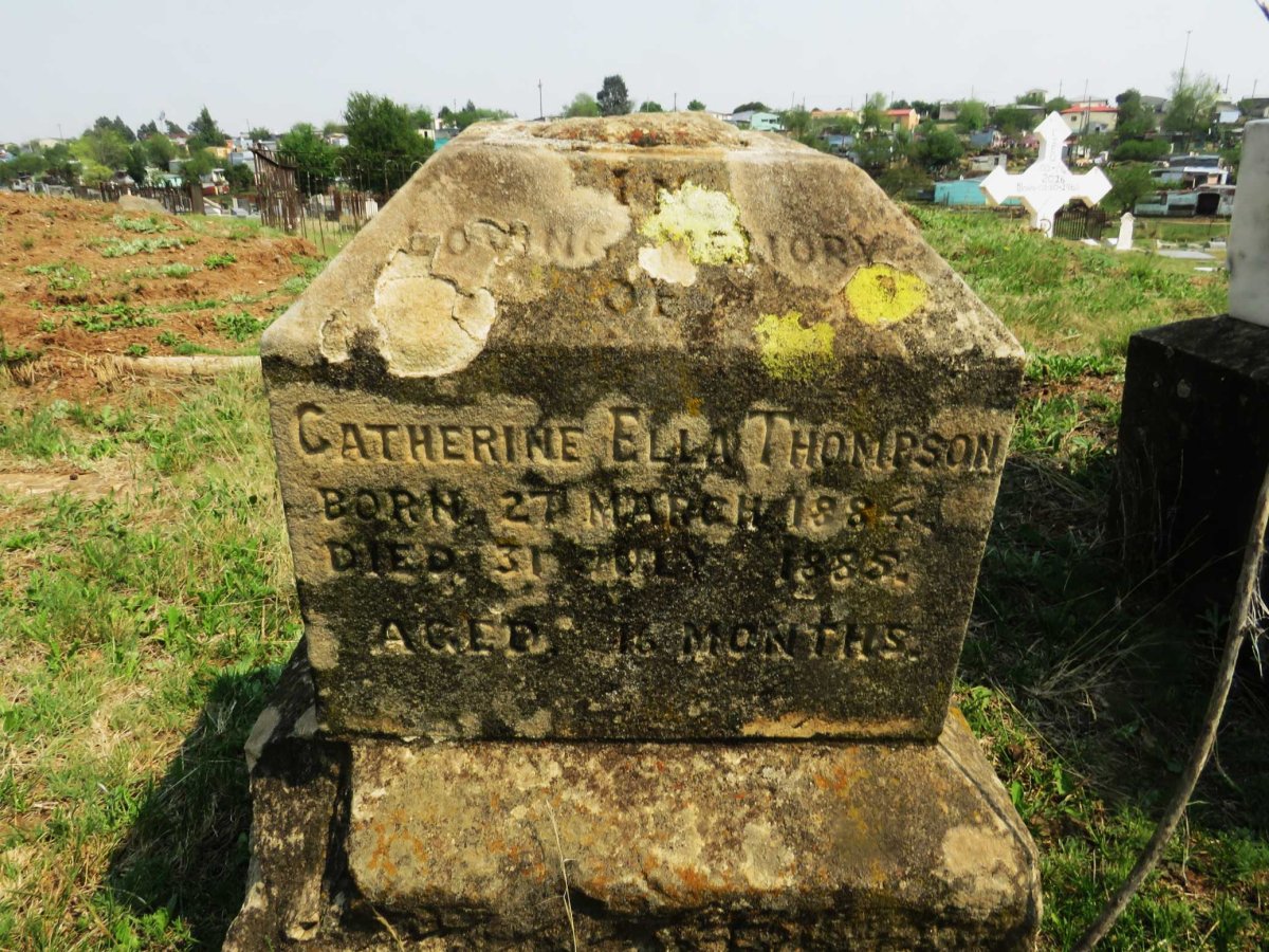 THOMPSON Catherine Ella 1884-1885
