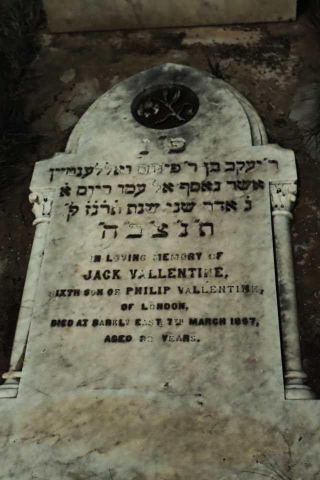 VALLENTINE Jack -1897