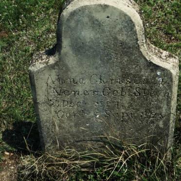 VENTER Anna Christina nee STEYN 1887-1928