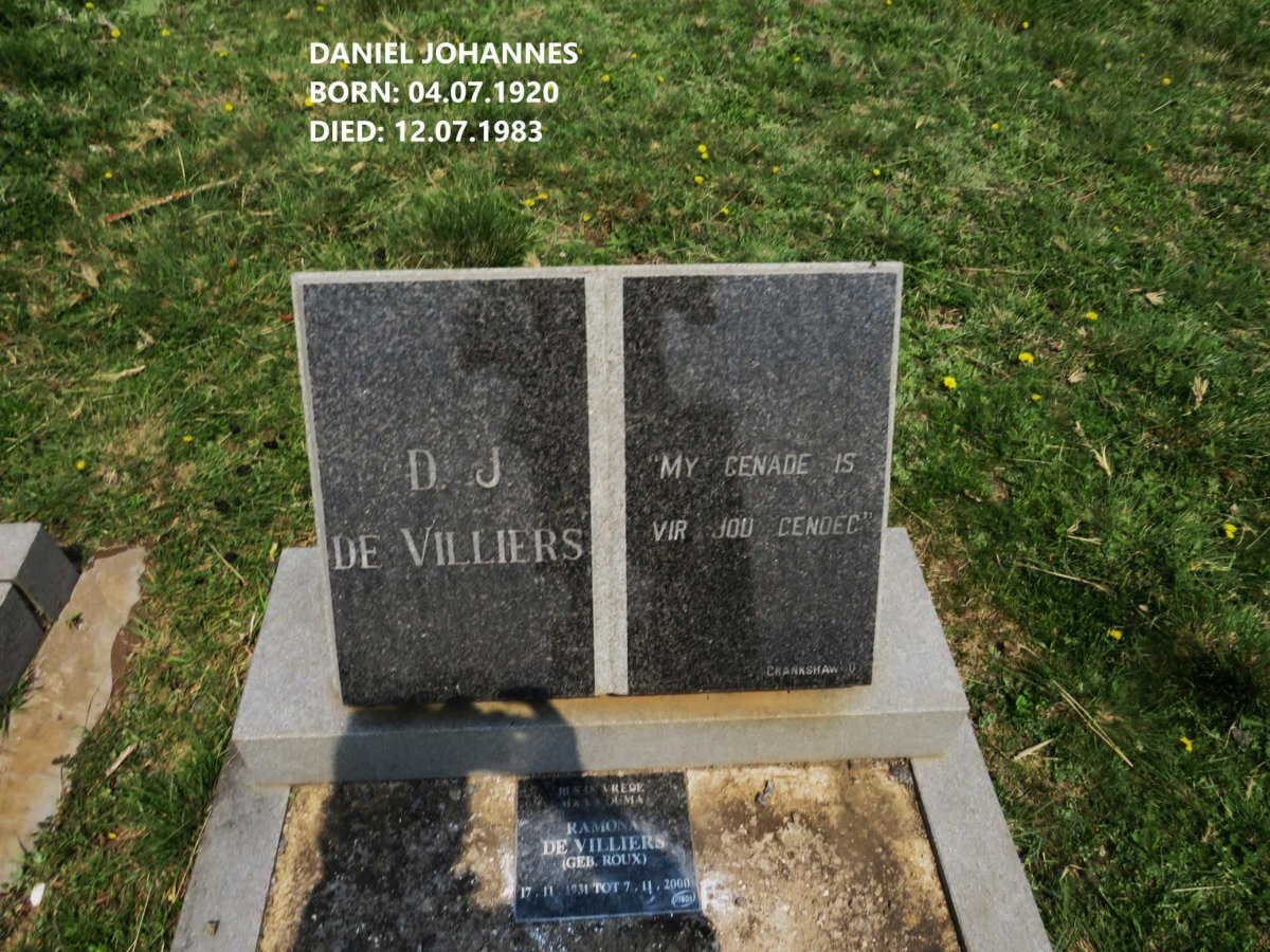 VILLIERS D.J., de 1920-1983 &amp; Romona ROUX 1931-2000