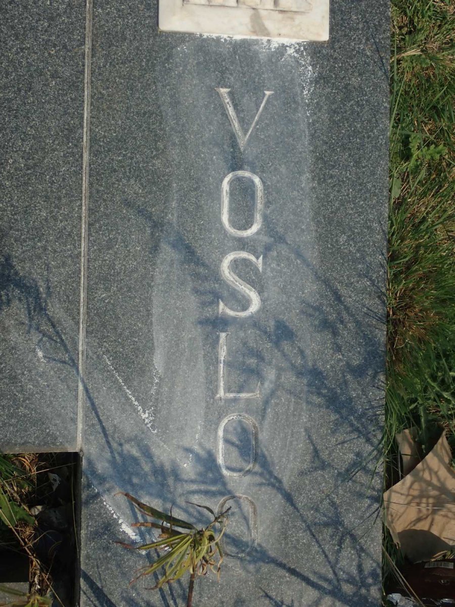 VOSLOO Johannes Arnoldus 1899-1966 &amp; Wilhelmina Milton GREEN 1904-1999