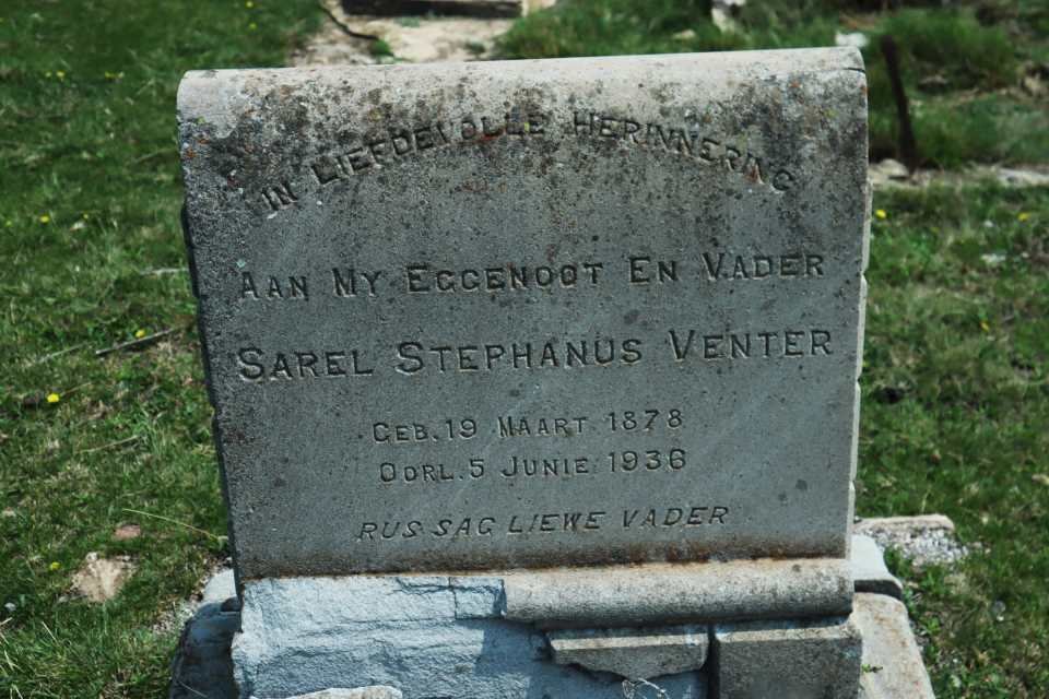 VENTER Sarel Stephanus 1878-1936