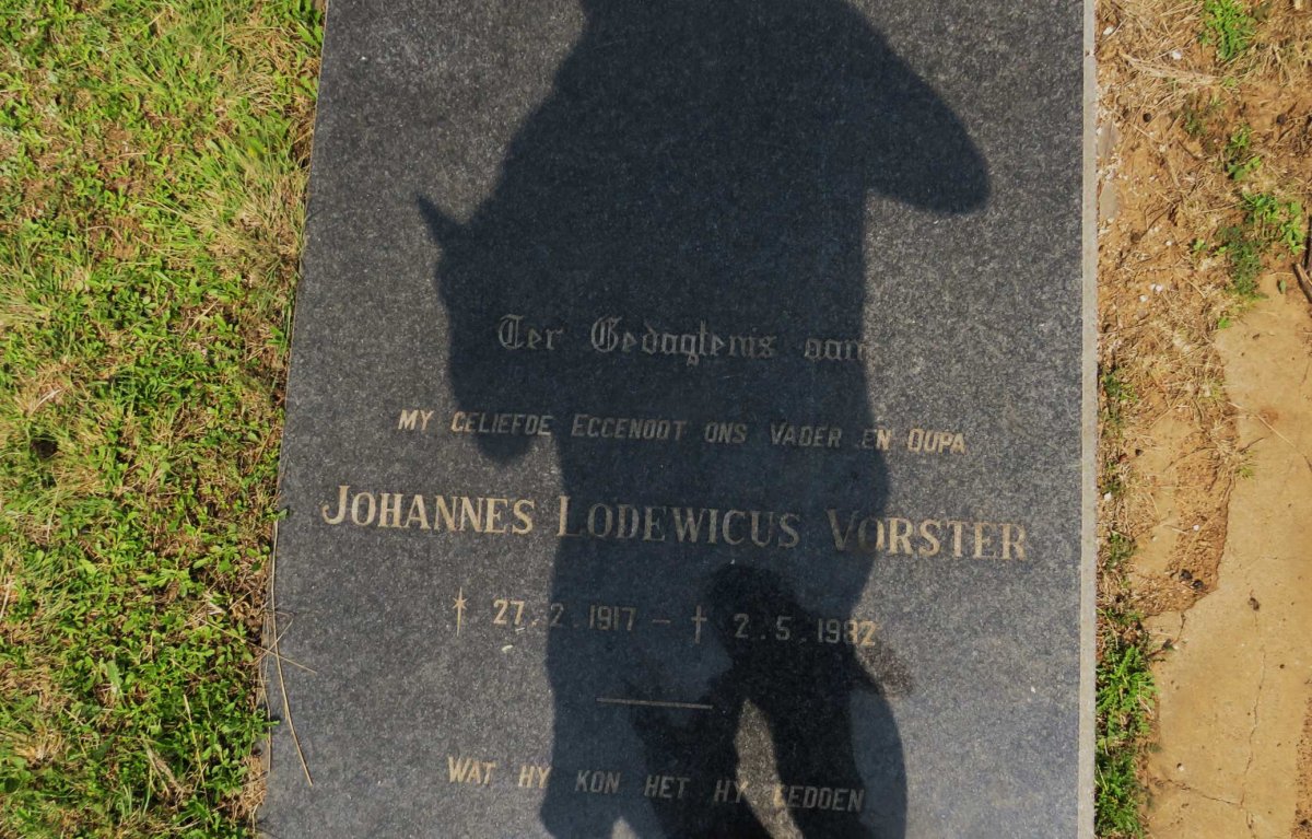 VORSTER Johannes Lodewicus 1917-1982