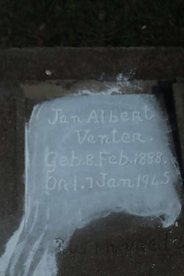 VENTER Jan Albert 1888-1945
