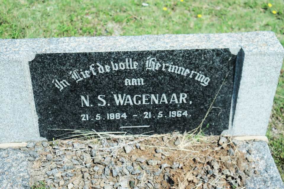 WAGENAAR N.S. 1884-1964