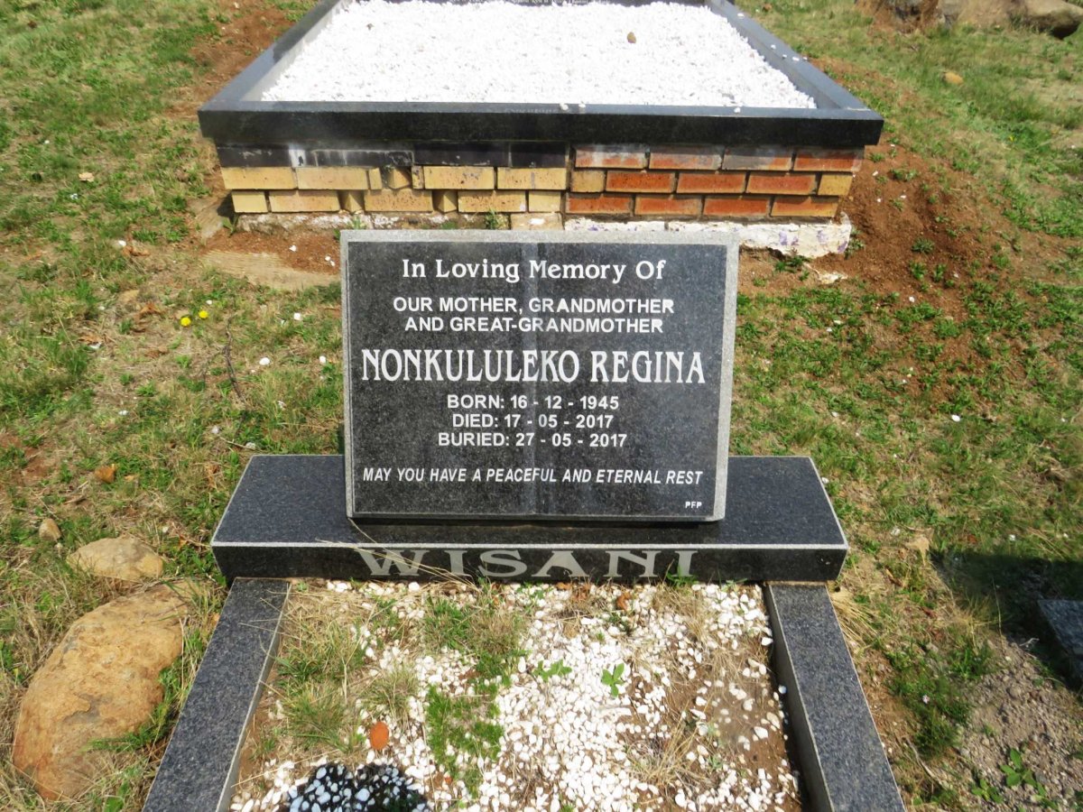 WISANI Nonkululeko Regina 1945-2017