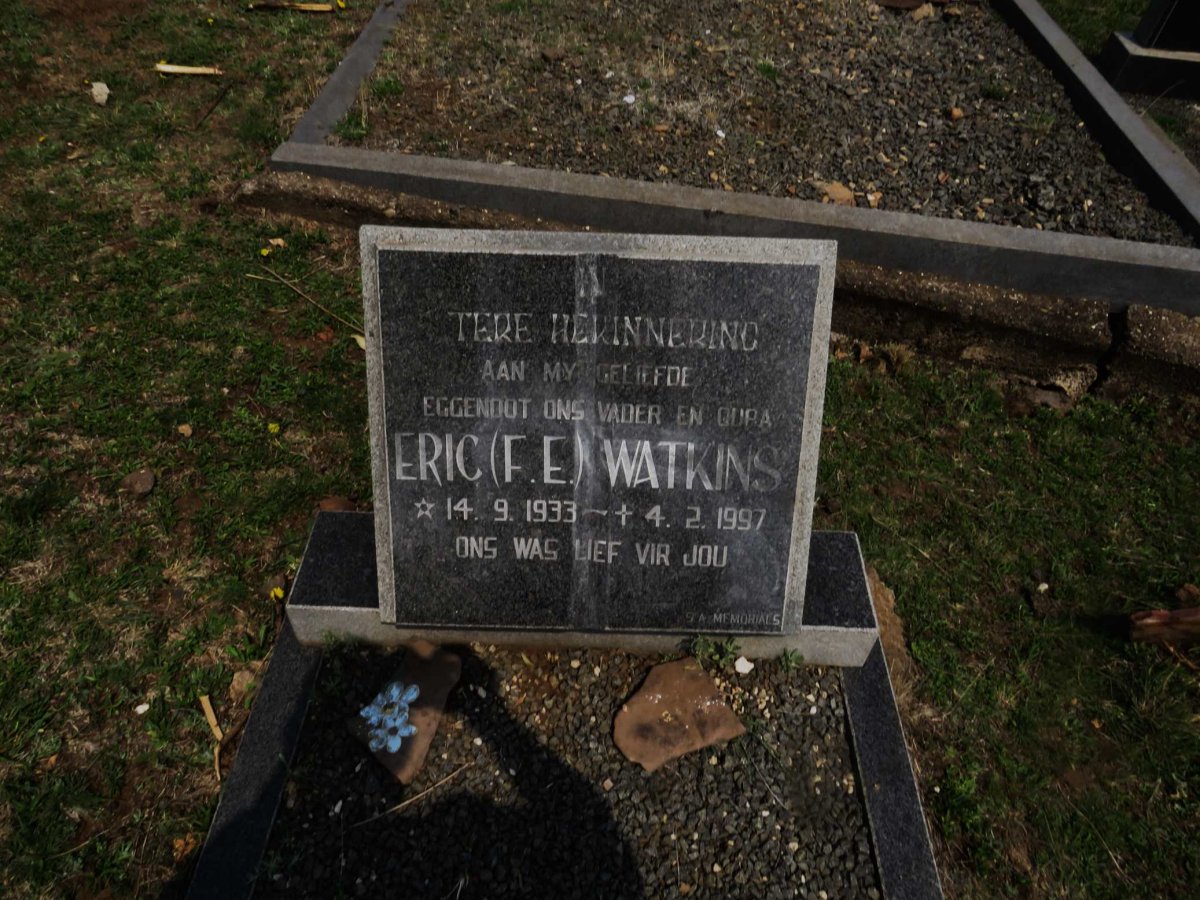 WATKINS F.E. 1933-1997