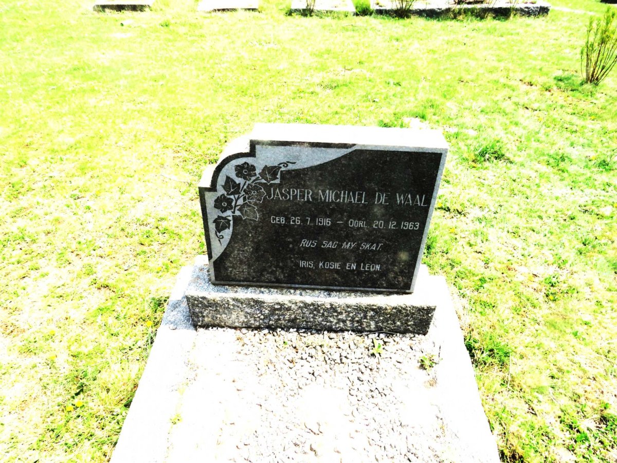 WAAL Jasper Michael, de 1916-1963