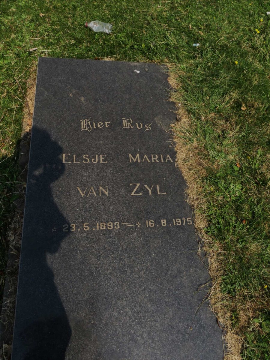 ZYL Elsje Maria, van 1893-1975