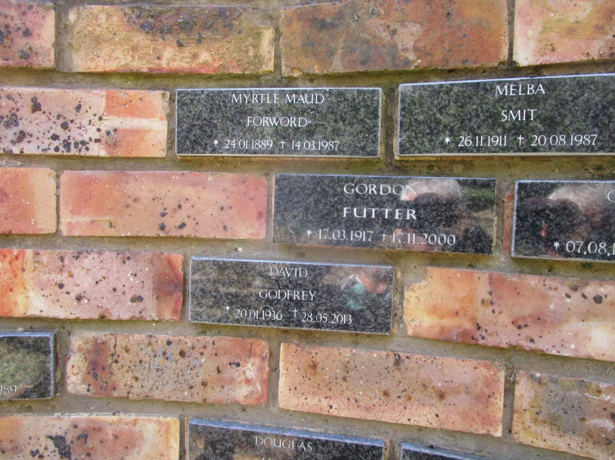 FORWORD Myrtle Maud 1889-1987 :: SMIT Melba 1911-1987