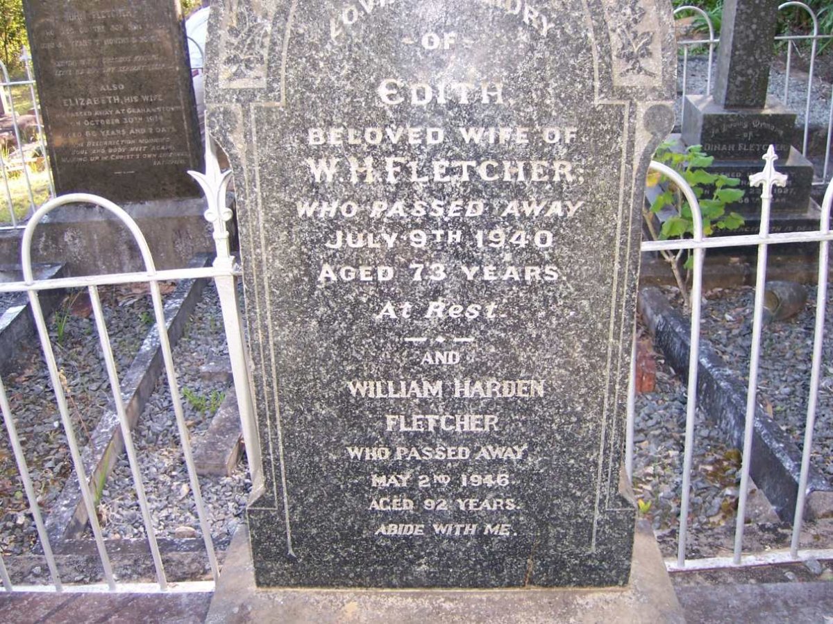 FLETCHER William Harden -1946 &amp; Edith -1940