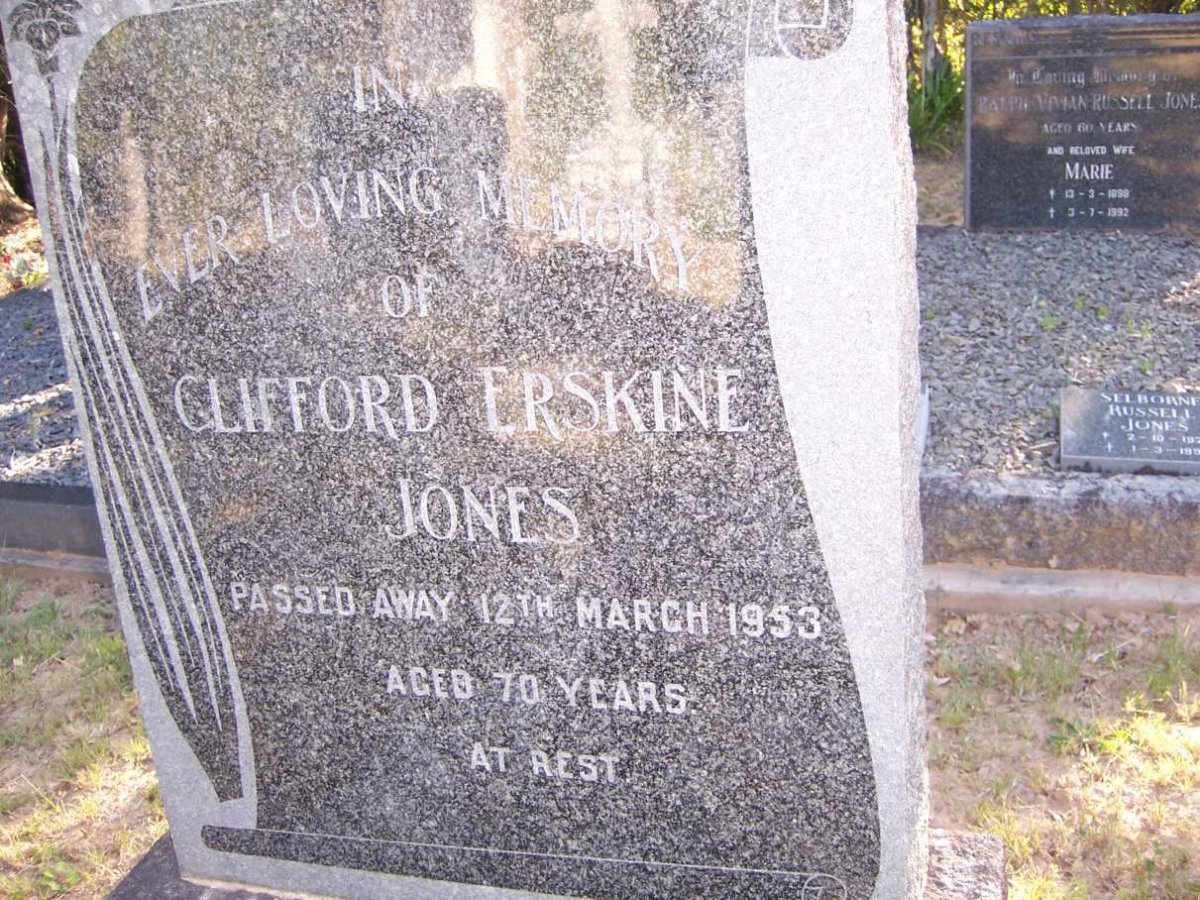 JONES Clifford Erskine -1953