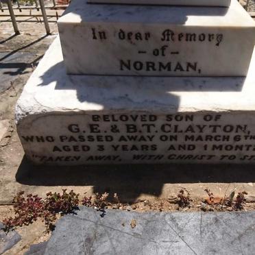 CLAYTON Norman -1907