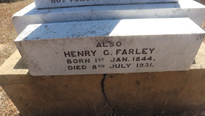 FARLEY Henry G. 1844-1931 &amp; Elizabeth Judith 1841-1930 