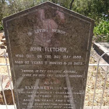 FLETCHER John -1888 &amp; Elizabeth -1914