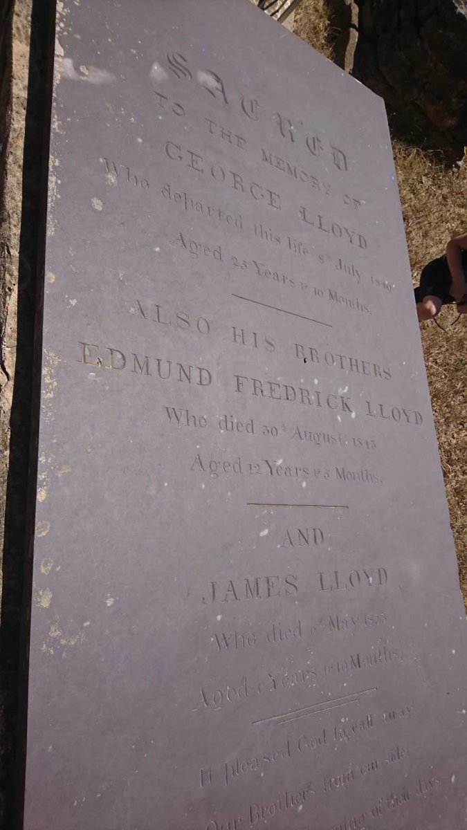 LLOYD George -1849 :: LLOYD Edmund Fredrick -1843 :: LLOYD James -1833