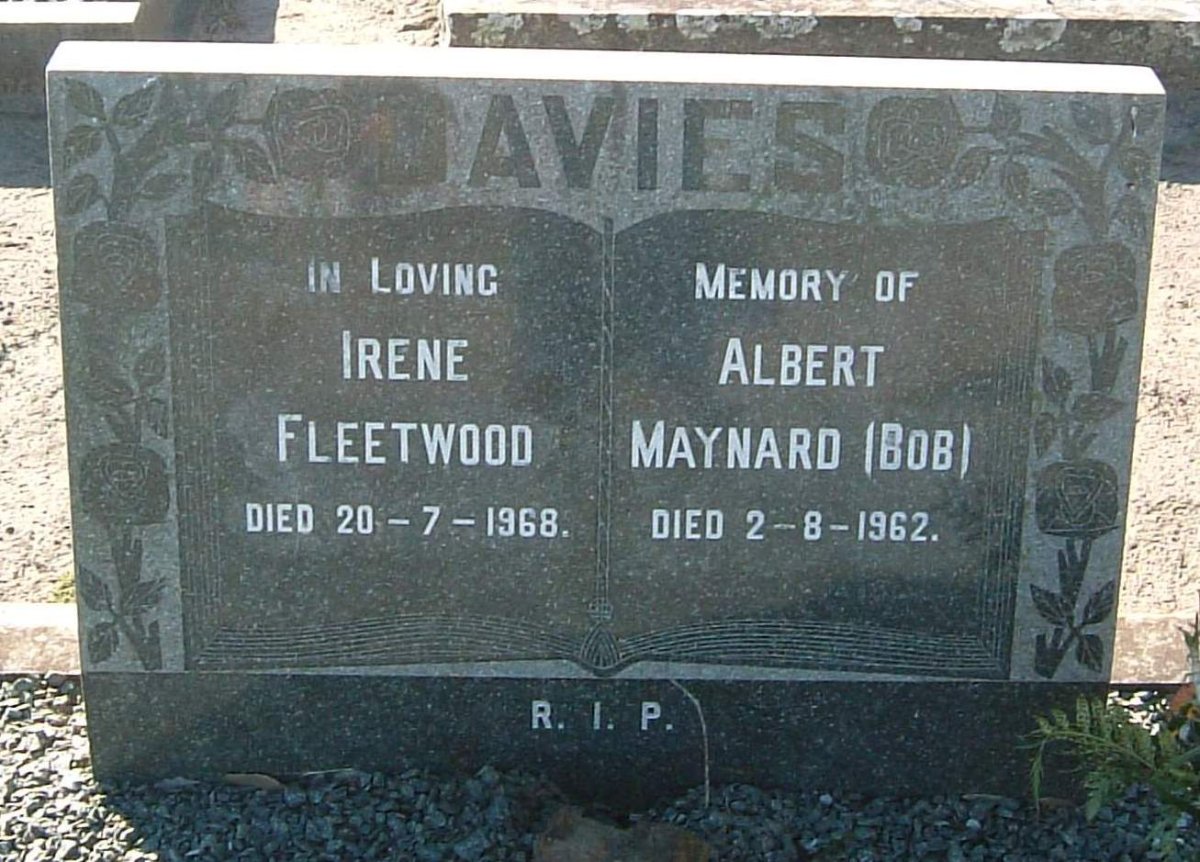 DAVIES Irene Fleetwood -1968 :: DAVIES Albert Maynard -1962