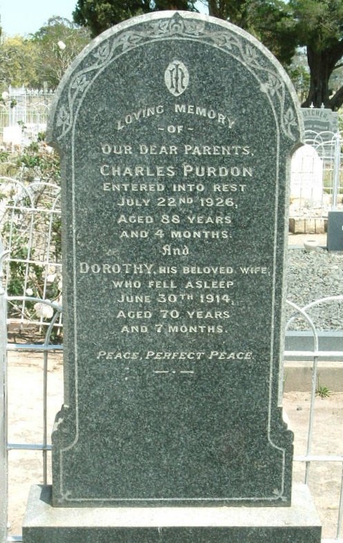 PURDON Charles -1926 &amp; Dorothy -1914