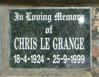 GRANGE Chris, le 1924-1999
