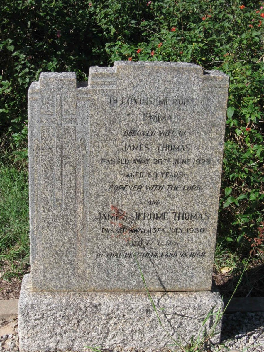 THOMAS James Jerome -1936 &amp; Emma -1928