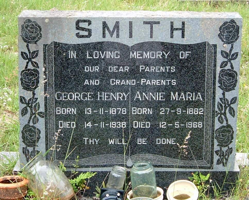 SMITH George Henry 1878-1938 &amp; Annie Maria 1882-1968